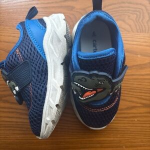 Carter's Navy and Blue Dinosaur Sneakers